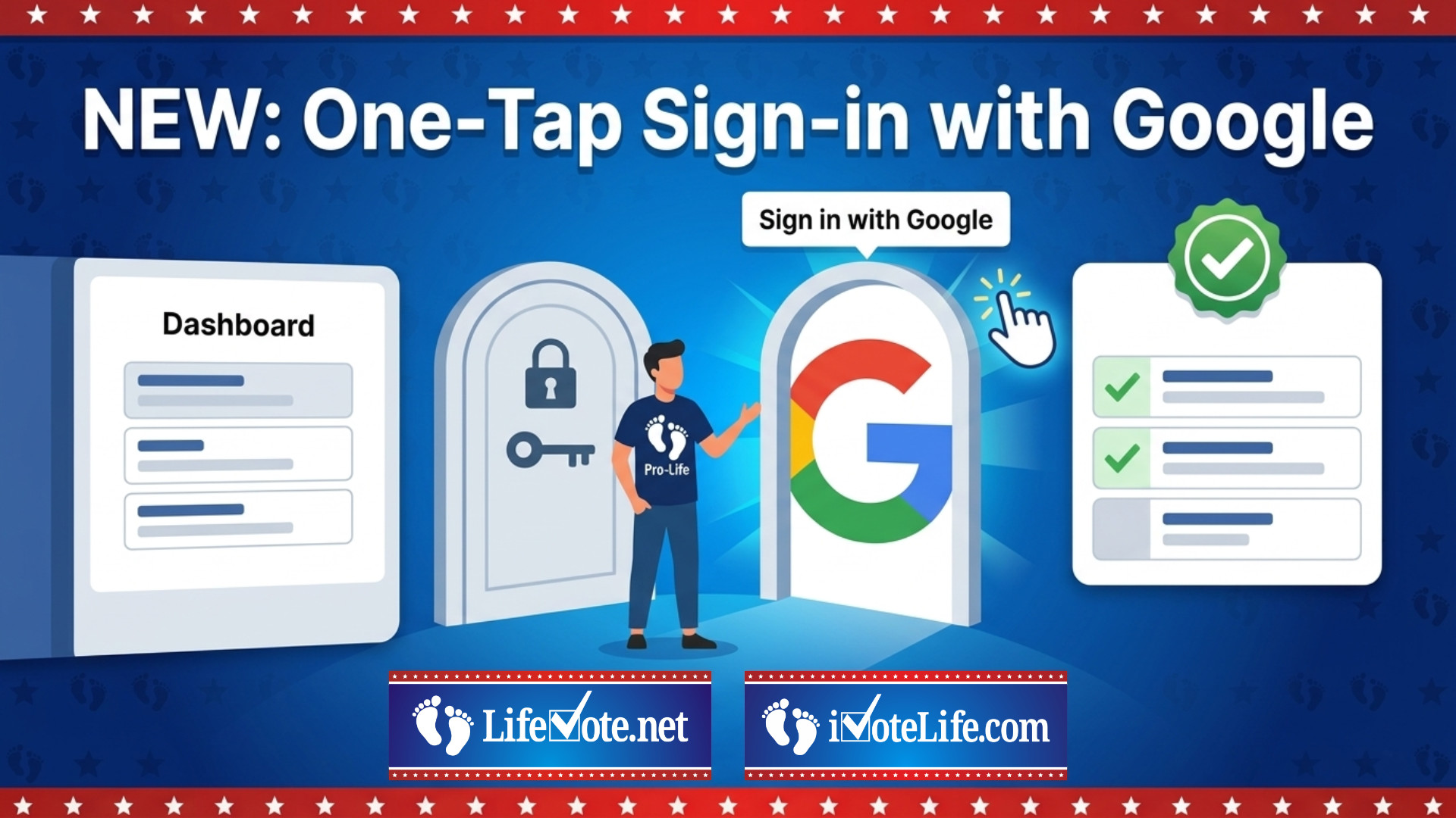 New: One-Tap Sign-in with Google